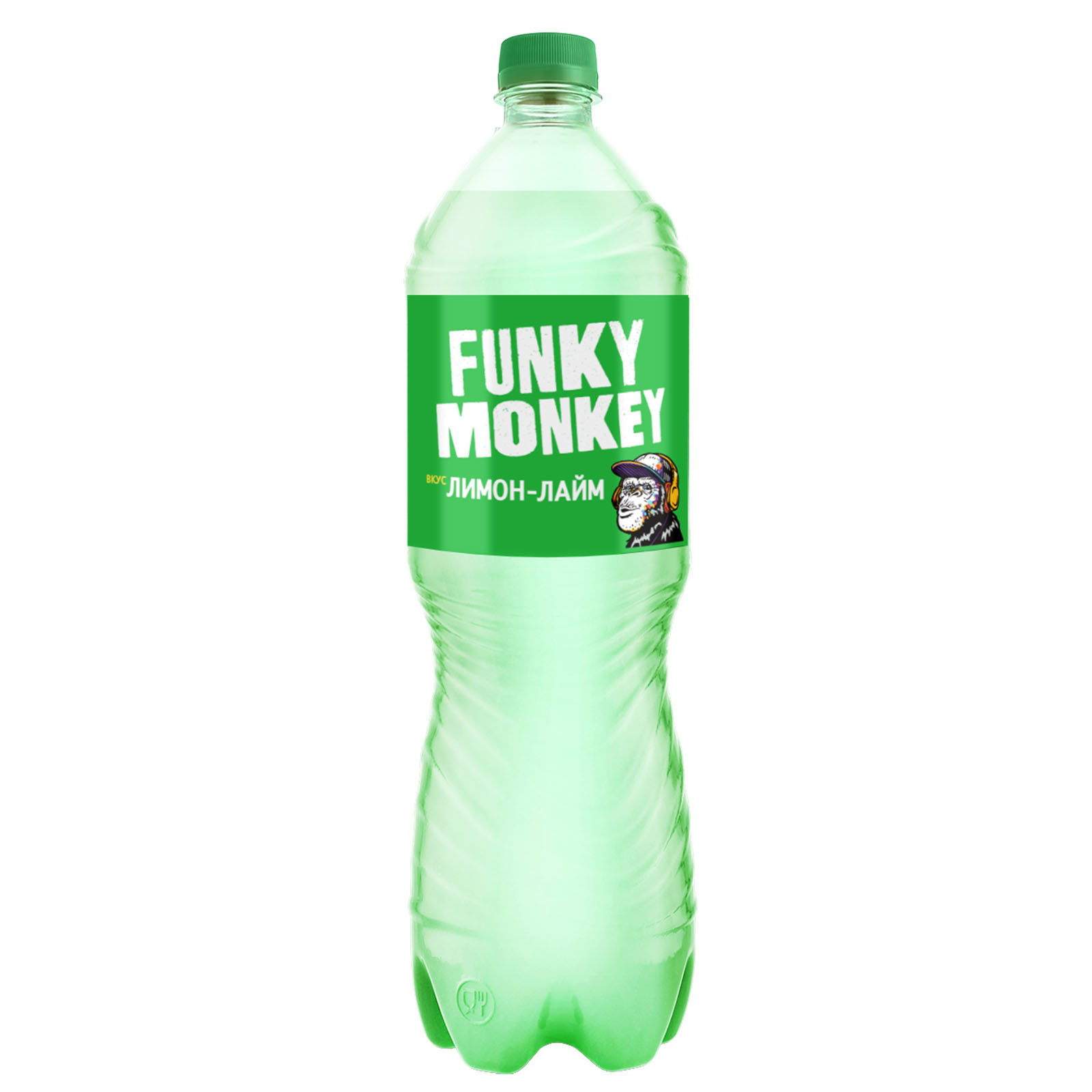 Газированный напиток FUNKY MONKEY Limon lime 1.5 л - 6 шт. - фото 2