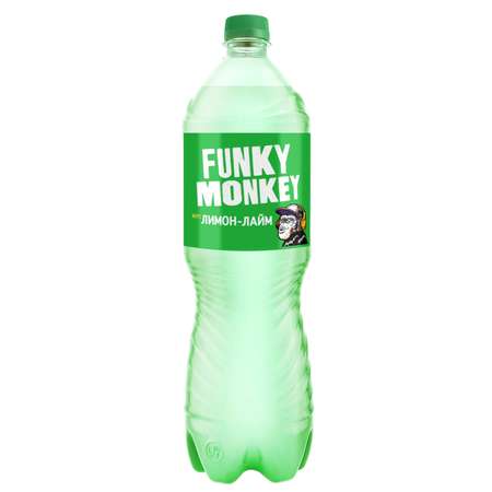 Газированный напиток FUNKY MONKEY Limon lime 1.5 л - 6 шт.