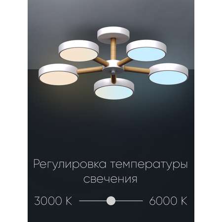 Светодиодный светильник Wedo Light потолочный 90W белый LED