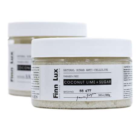 Скраб для тела Finn Lux Сахарный Coconut lime+sugar 300 гр.