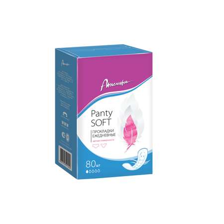 Прокладки ежедневные Ангелина E-Day Panty Soft 80шт