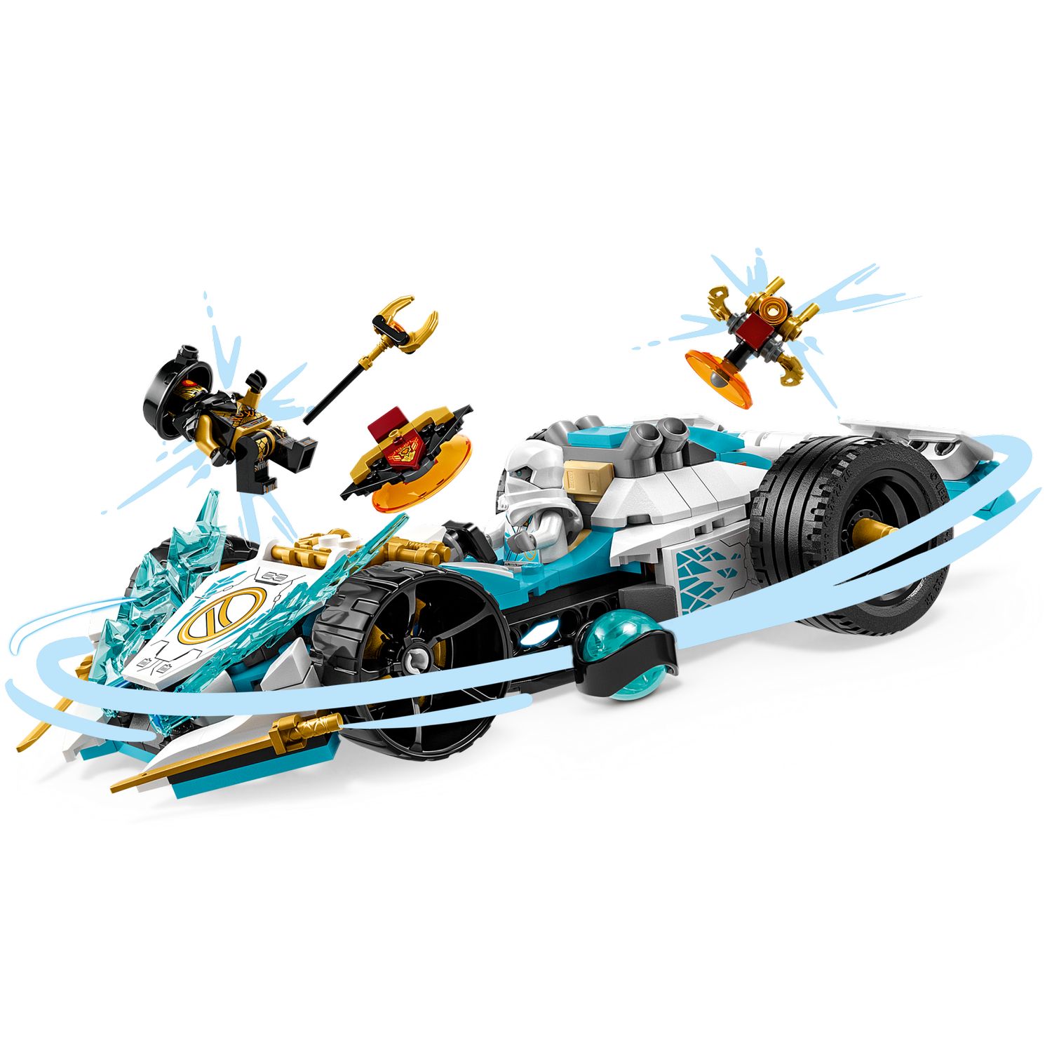 Конструктор LEGO Ninjago Zanes Dragon Power Spinjitzu Race Car 71791 - фото 3