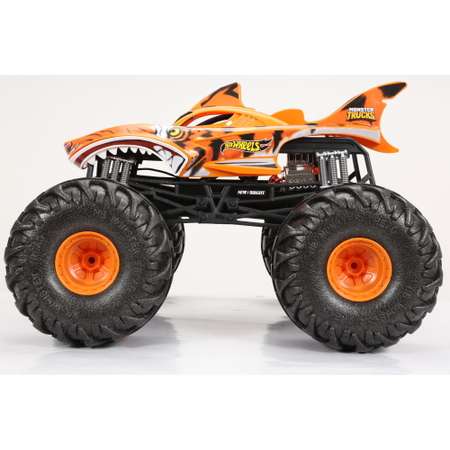 Машина Hot Wheels РУ 1:6 Monster Truck Tiger Shark 60660UW