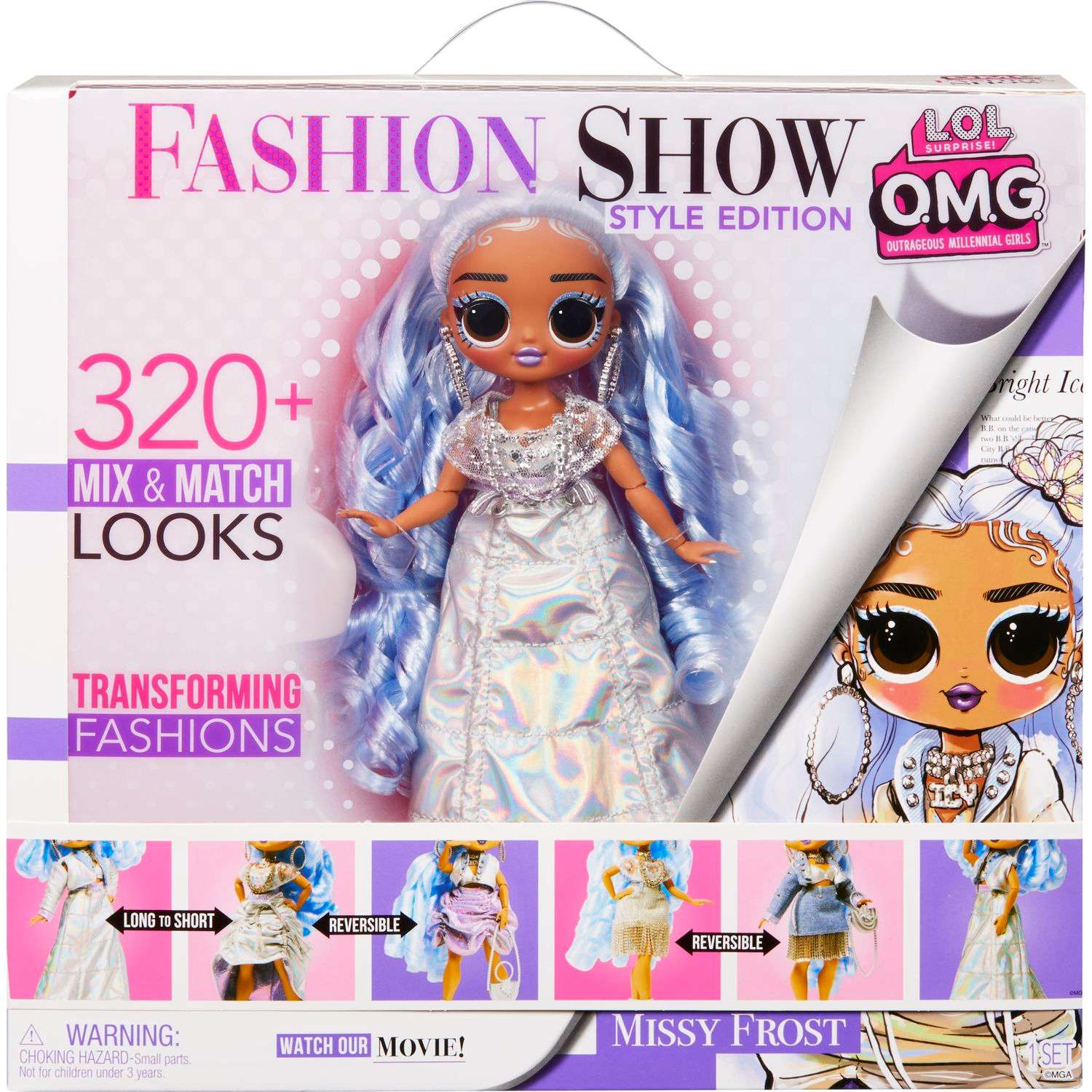 Кукла L.O.L. Surprise OMG Fashion Show Missy Frost 584315EUC - фото 5
