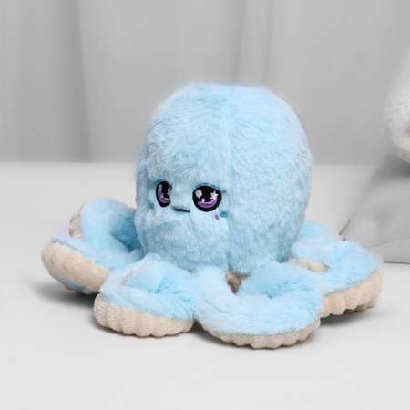 Мягкая игрушка Milo Toys «Осьминог» цвет голубой