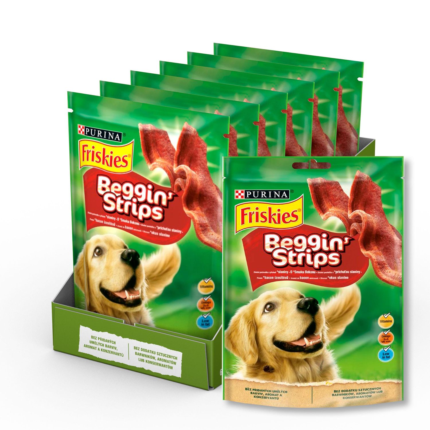 Лакомство для собак Friskies Beggin Strips бекон 120г - фото 8