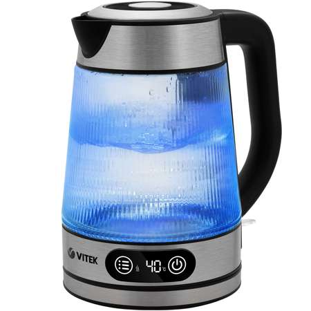 Чайник VITEK VT-8825 1.8л 2200Вт прозрачный стекло