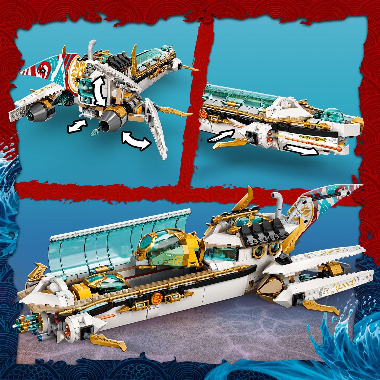 Конструктор LEGO Ninjago Подводный Дар Судьбы 71756 - фото 10