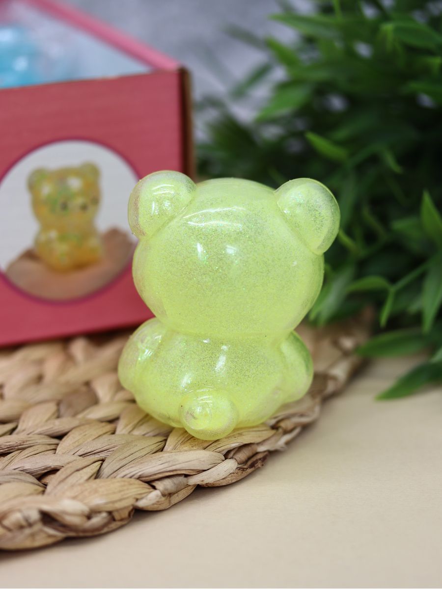 Мялка-антистресс iLikeGift Bear yellow - фото 4