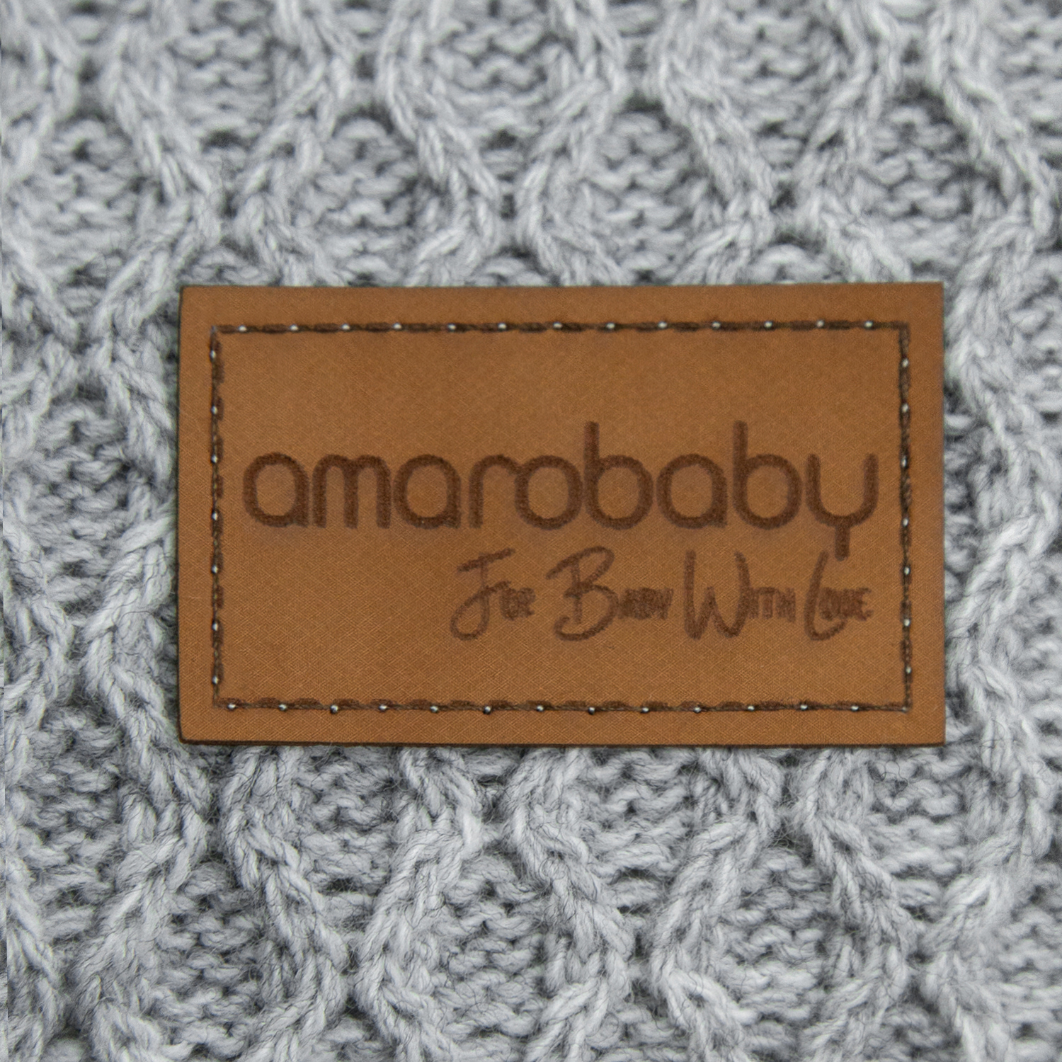 Конверт на выписку Amarobaby Pure Love Wool вязаный утепленный Серый - фото 6