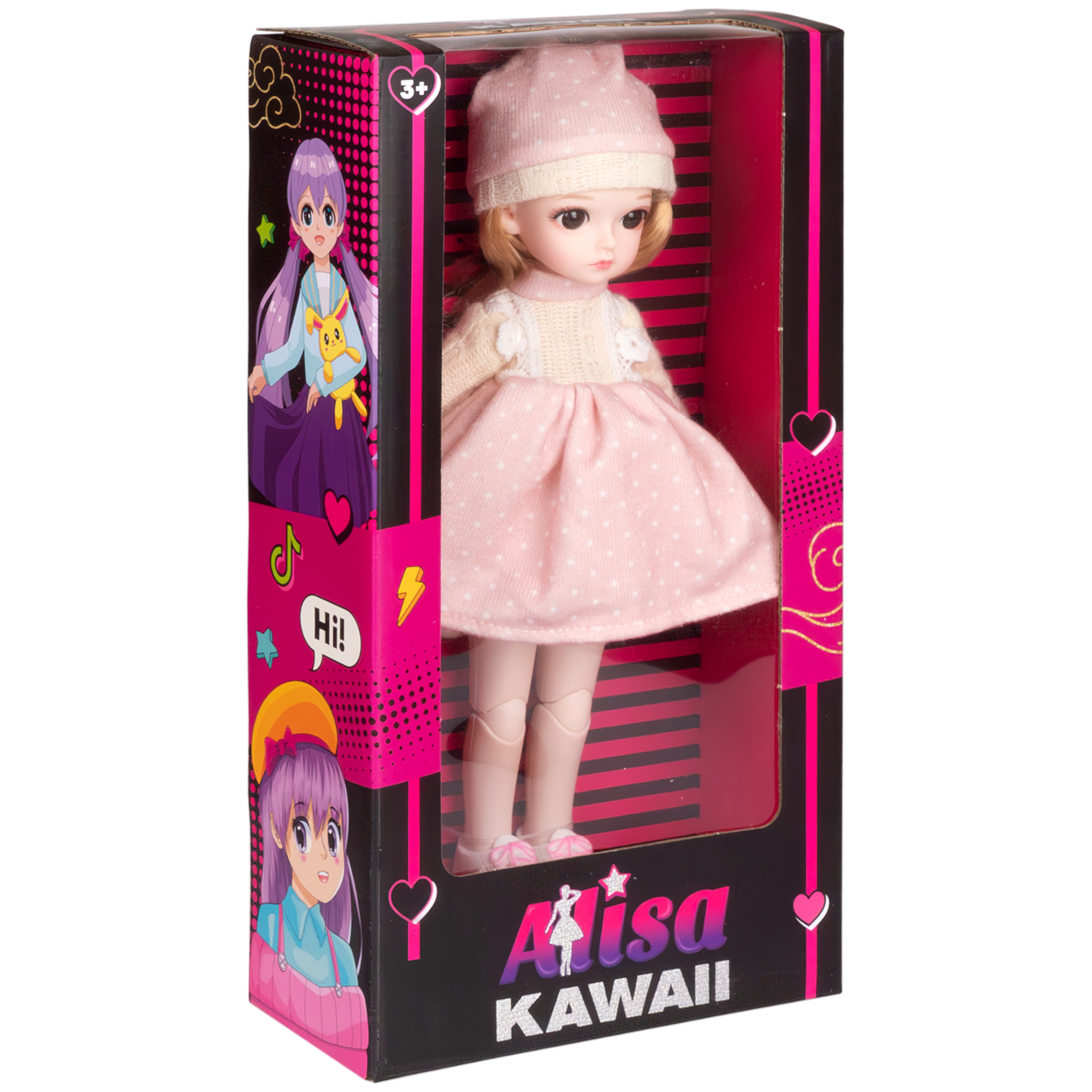 Кукла шарнирная 30 см 1TOY Alisa Kawaii блондинка для девочек Т24345 - фото 13