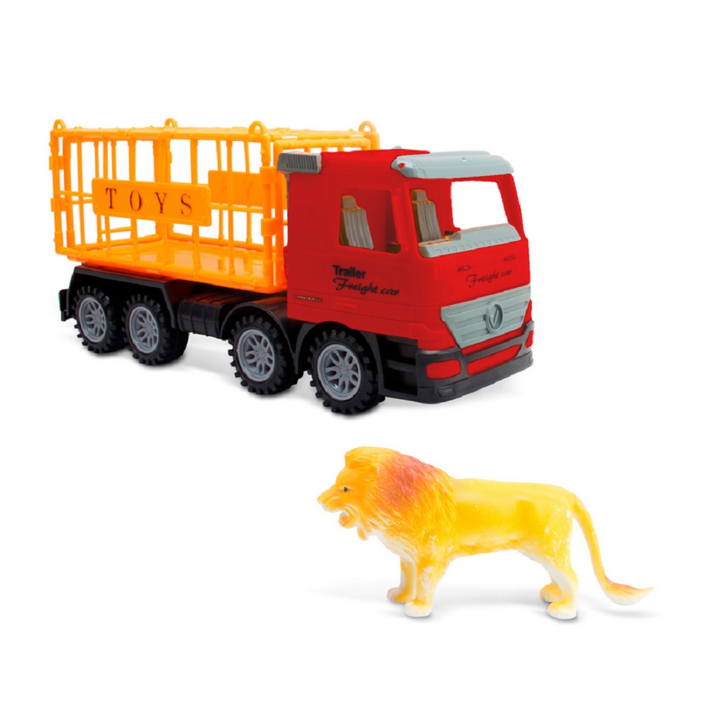 Машинка игрушка Грузовик: Перевозка животных, 33 см. Handers
