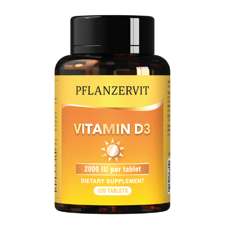 Витамин Д3 2000 PFLANZERVIT 120 таблеток