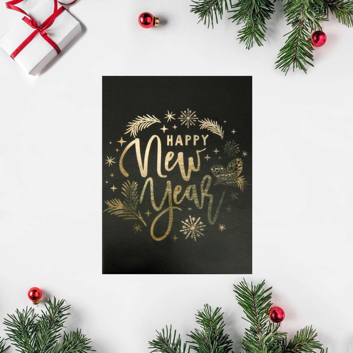 Набор Дарите Счастье открыток комплиментов«Новогодние»в наборе 26 шт. 8×6 см - фото 17