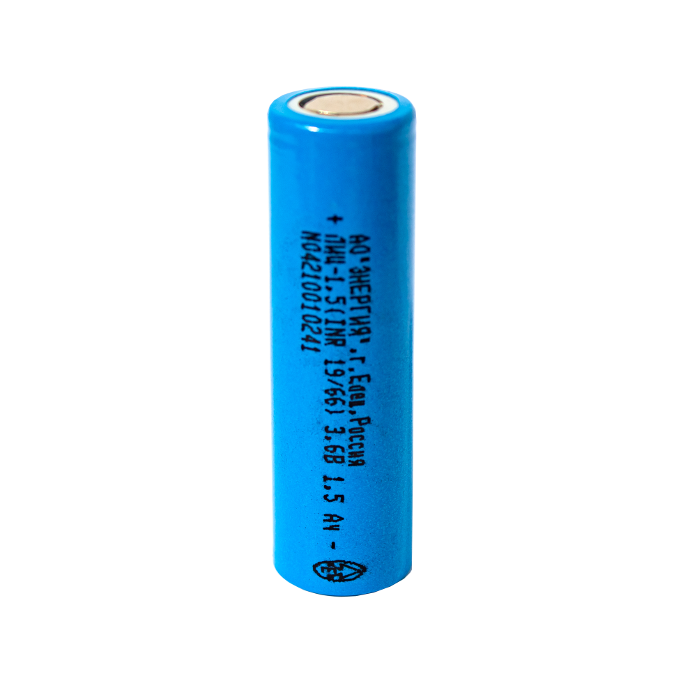 Аккумулятор АО Энергия Li-ion (1500 мА/ч 3.6В INR 18650) - фото 1