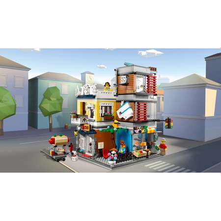 Конструктор LEGO Creator Зоомагазин и кафе в центре города 31097