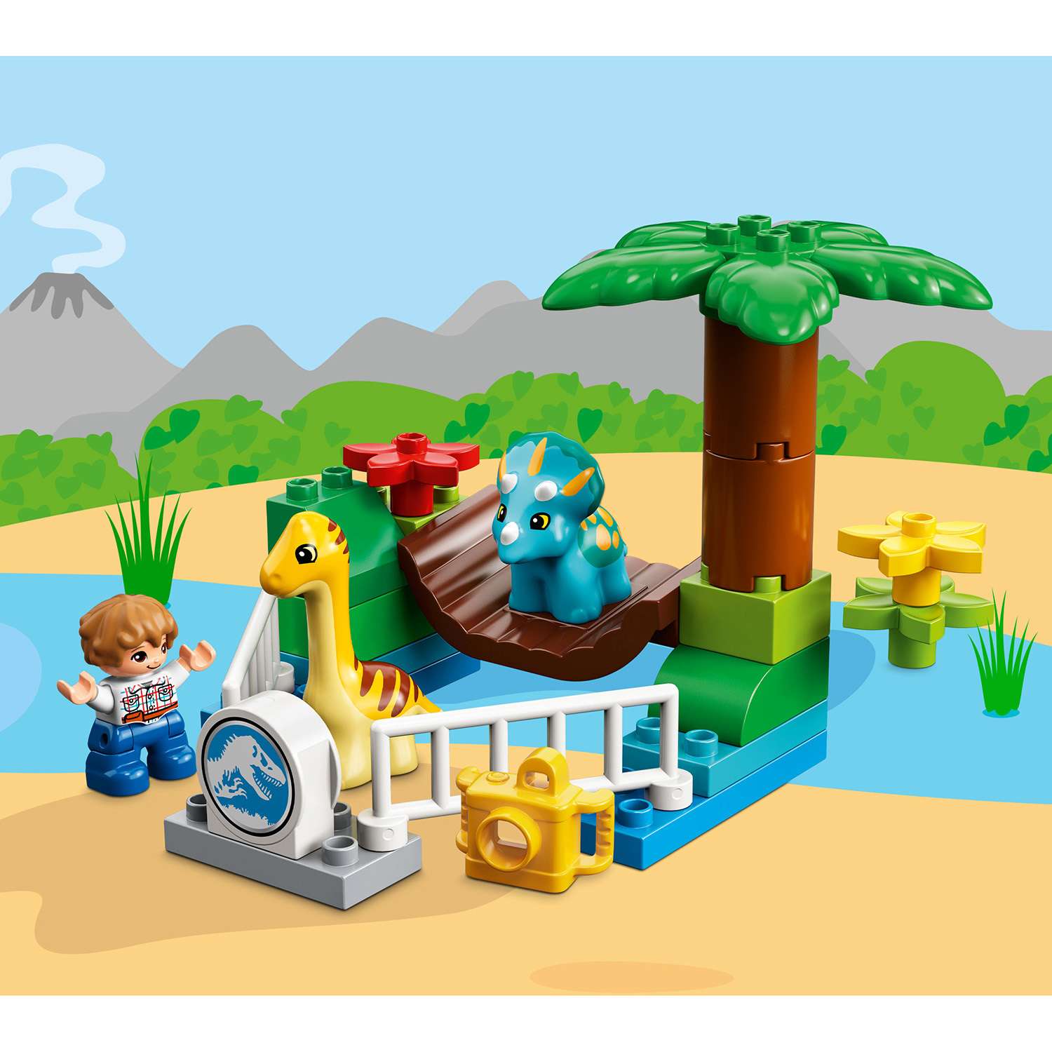 Конструктор LEGO DUPLO Jurassic World Парк динозавров 10879 - фото 4