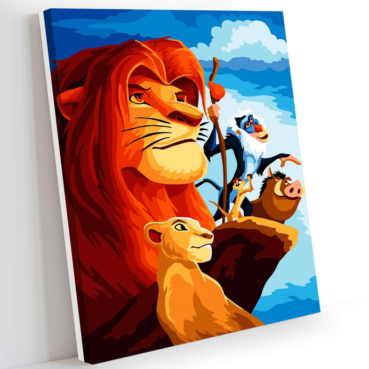 Картина по номерам Art on Canvas Король Лев холст на подрамнике 40х50 см - фото 2