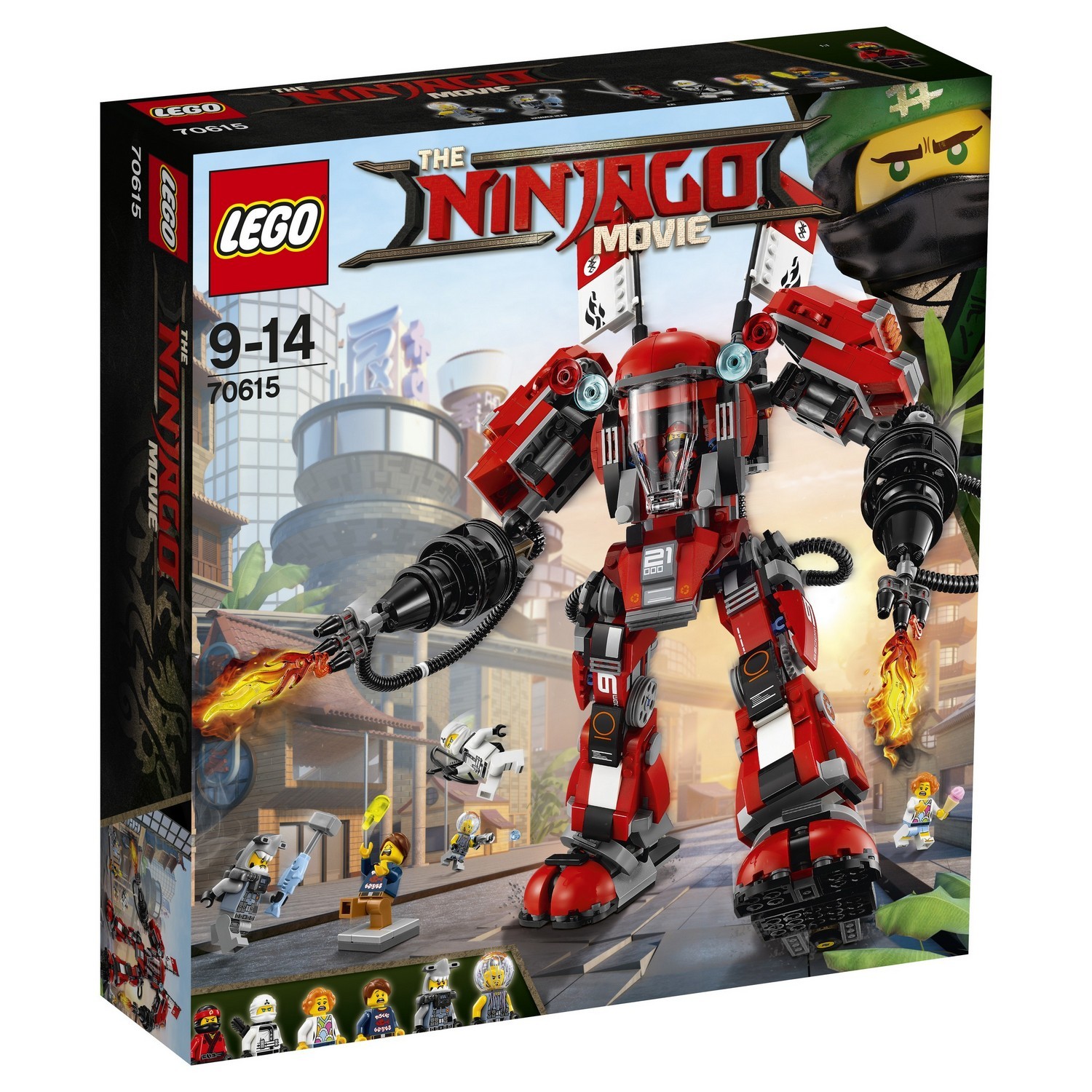 Конструктор LEGO Ninjago Огненный робот Кая (70615) купить по цене 5299 ₽ в  интернет-магазине Детский мир