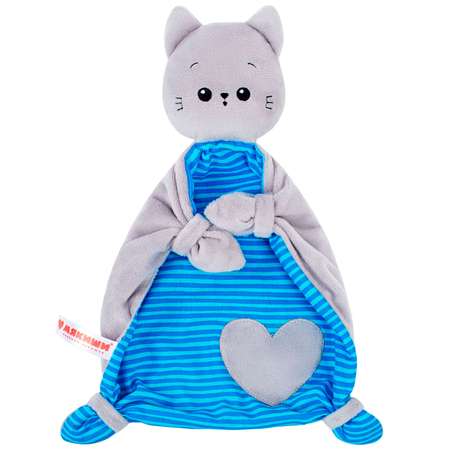 Игрушка комфортер Мякиши мягкая игрушка Котёнок Кекс для сна новорождённых обнимашка подарок