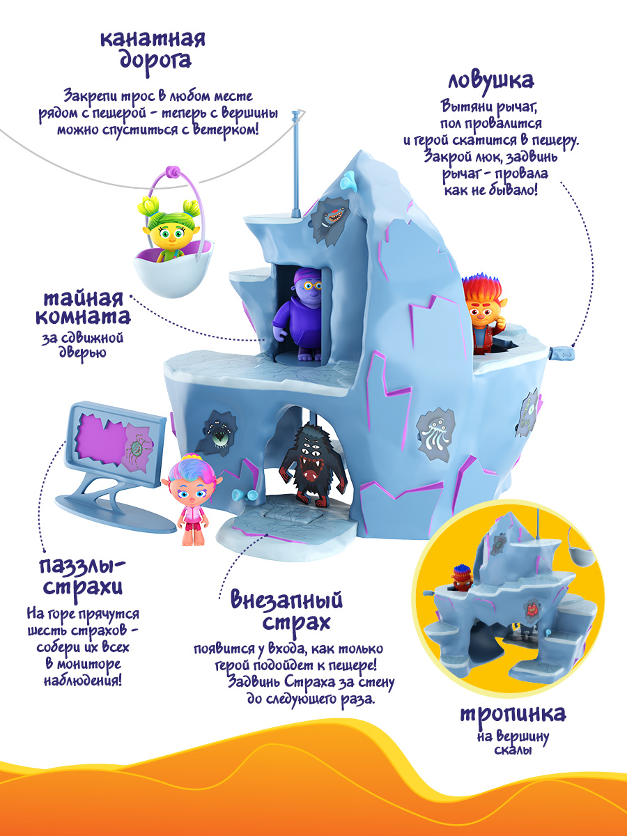 Игровой набор Монсики Монсиленд. Пещера Рея