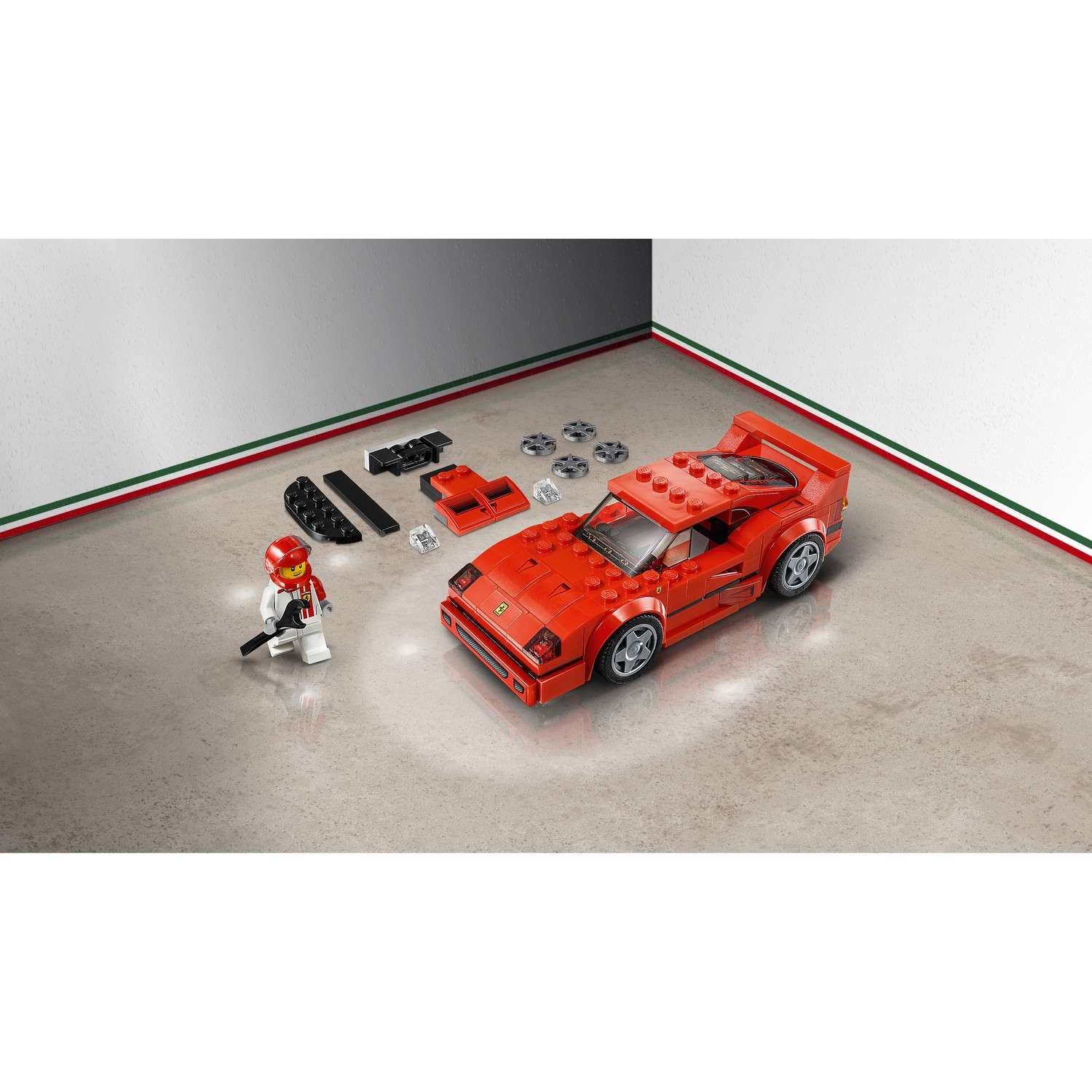 Конструктор LEGO Speed Champions Автомобиль Ferrari F40 Competizione 75890 - фото 8