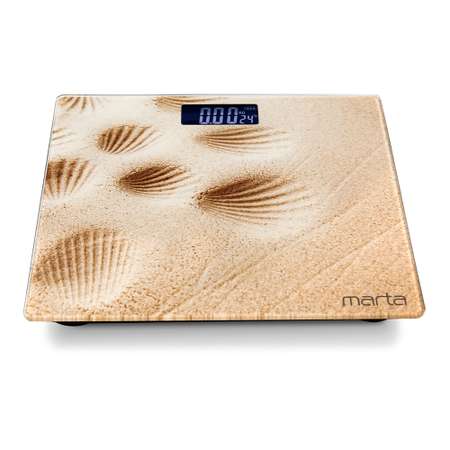 Весы напольные MARTA MT-SC1696 LCD диагностические/умные с Bluetooth/песок