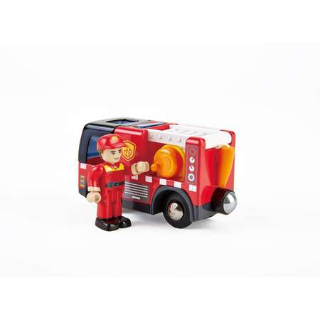 Пожарная машина Hape с сиреной E3737_HP