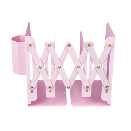 Подставка для книг CINLANKIDS розовая со стаканом для карандашей и ручек