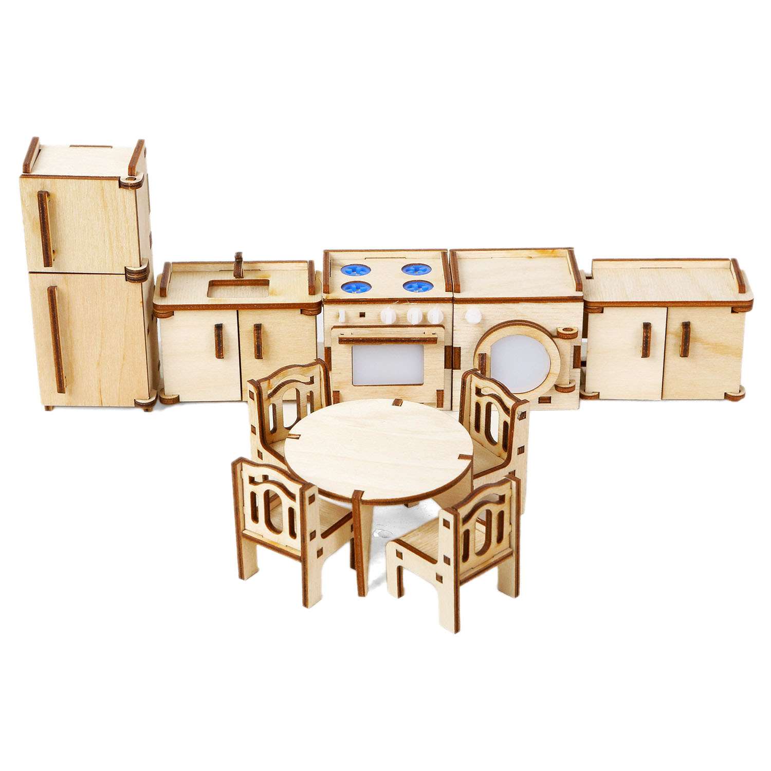 Сборная модель Большой Слон Кухня из дерева М-003 - фото 1