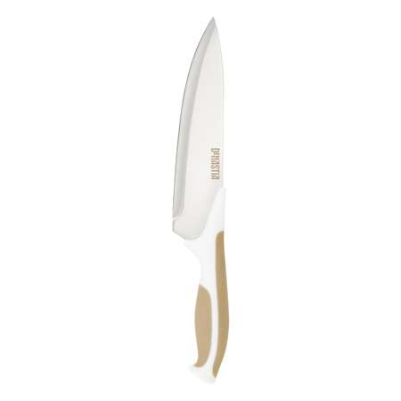 Нож кухонный DeNASTIA поварской шеф-нож 30.5 см бежевый