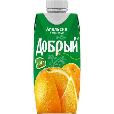 Сок Добрый апельсин 0.33л