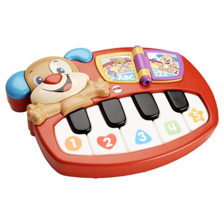 Пианино-щенок Fisher Price Смейся и Учись