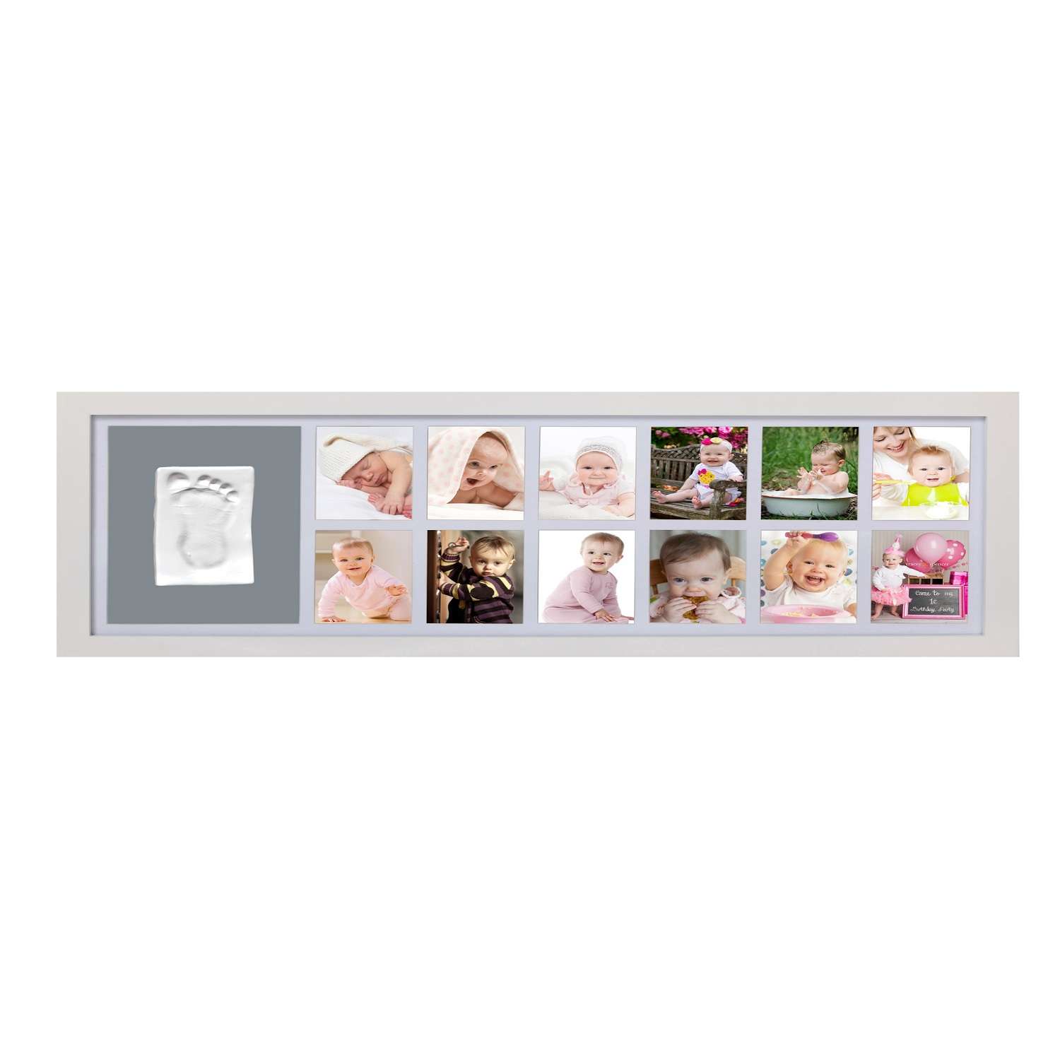 Рамка для фото Adora для детского отпечатка 12 месяцев (белая) NP067 - фото 1
