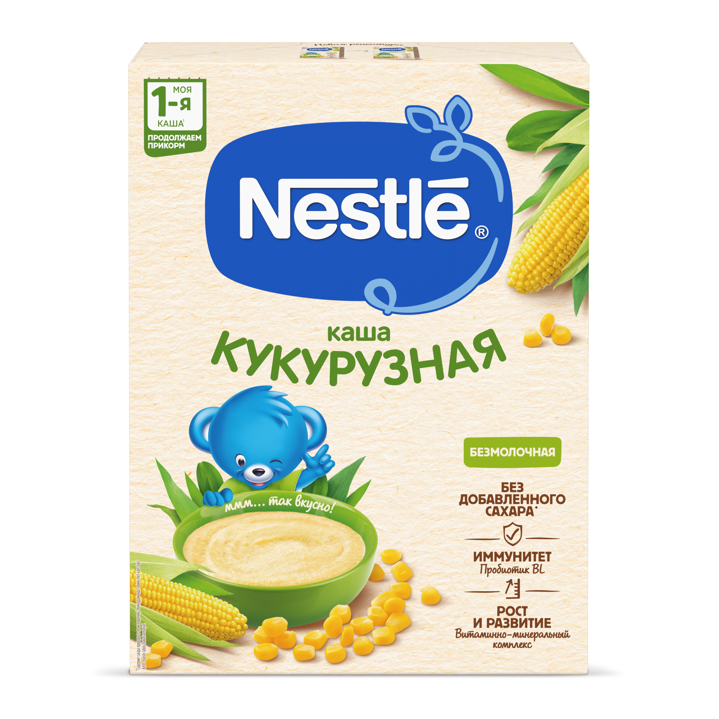 Каша Nestle безмолочная кукурузная 200 г с 5 месяцев - фото 3