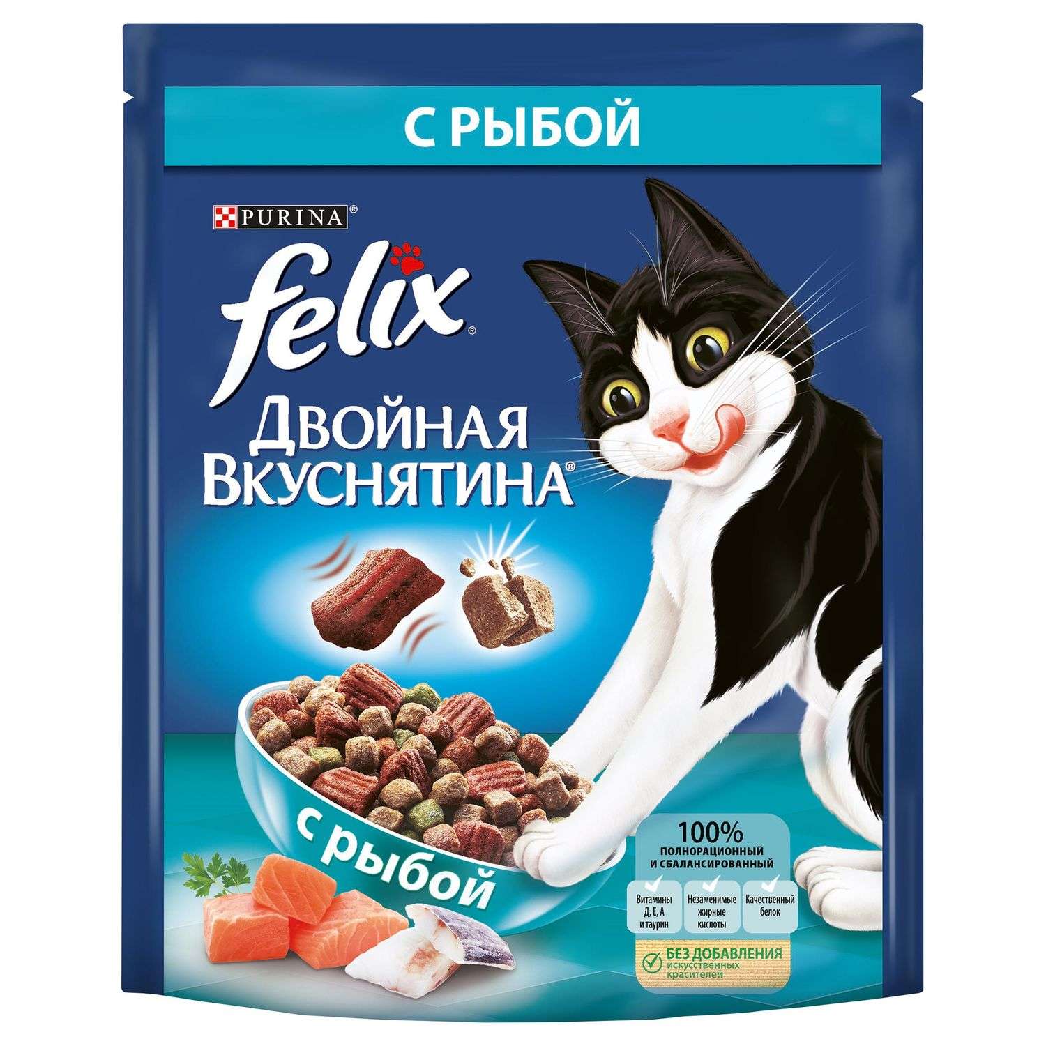 Корм для кошек Felix Двойная вкуснятина рыба 300г - фото 1