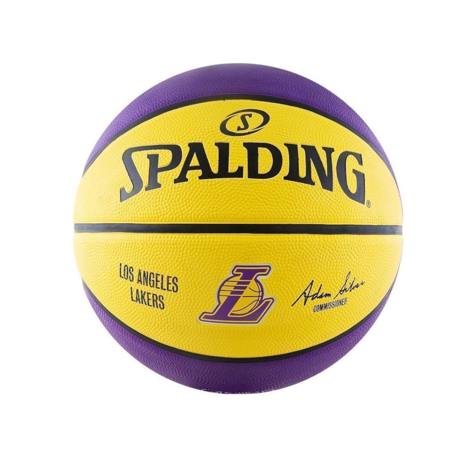 Баскетбольный мяч SPALDING NBA Team-LA Lakers EA размер: 7 купить по цене  992 ₽ в интернет-магазине Детский мир