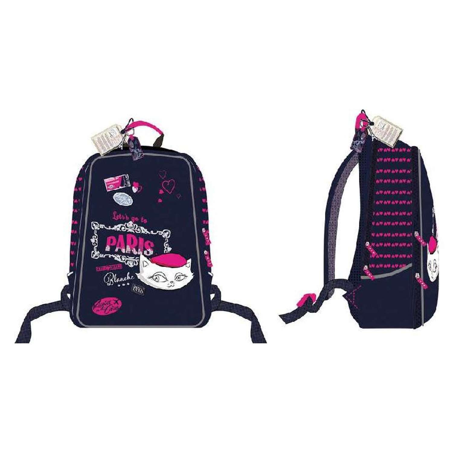 Рюкзак школьный Proff для девочки (сине-розовый) - фото 1