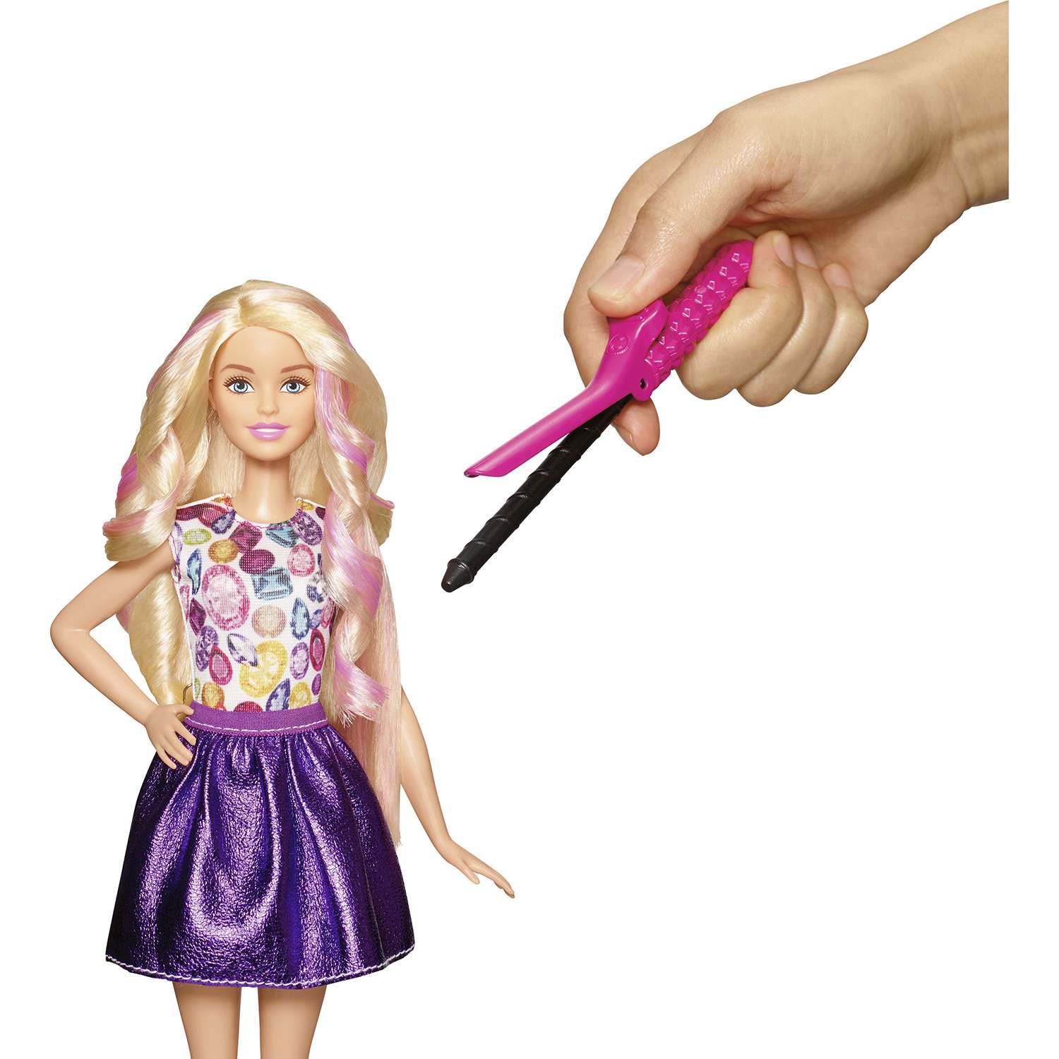 Набор игровой Barbie Цветные локоны DWK49 - фото 4