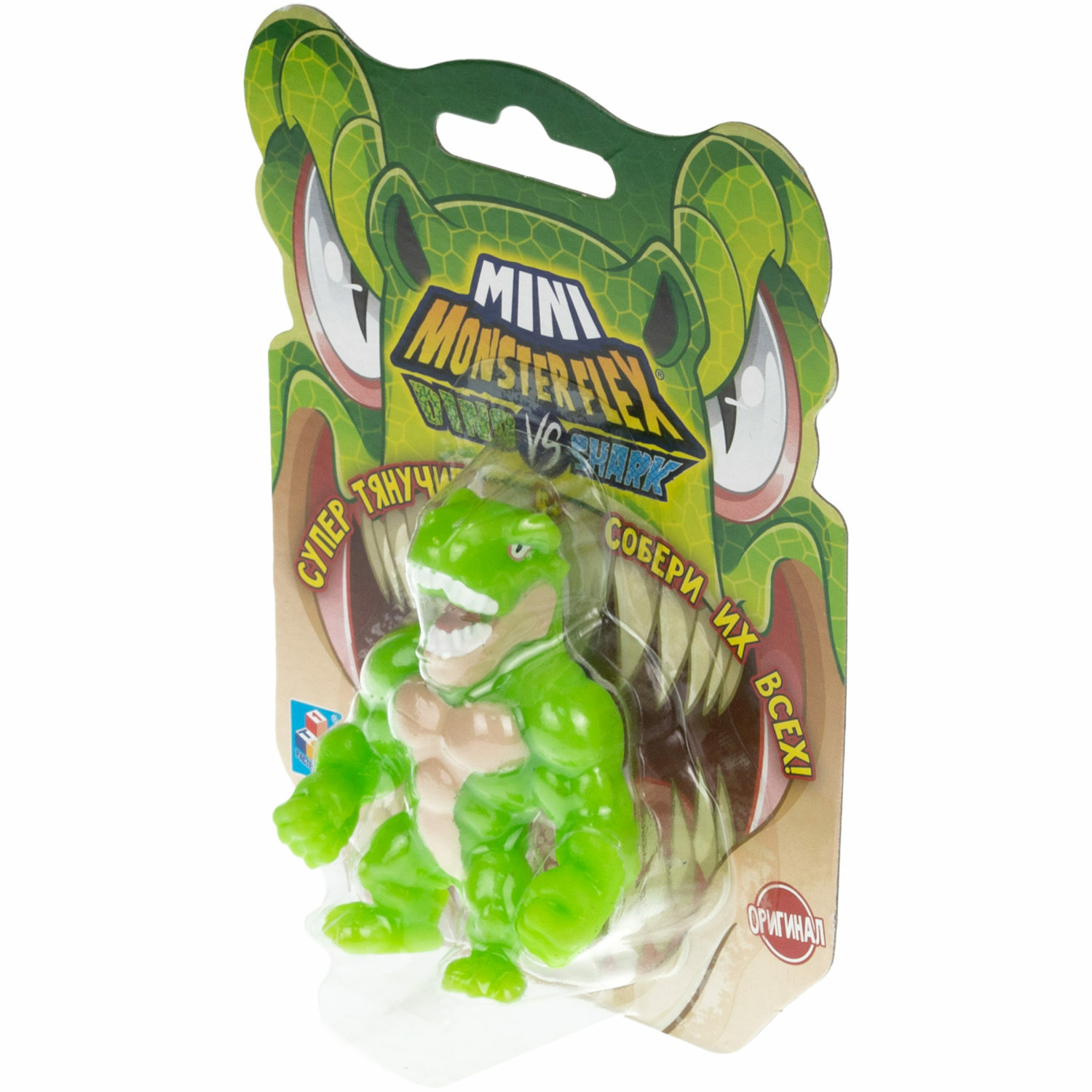 Игрушка-антистресс Monster flex mini dino и shark Тирекс 7см - фото 7