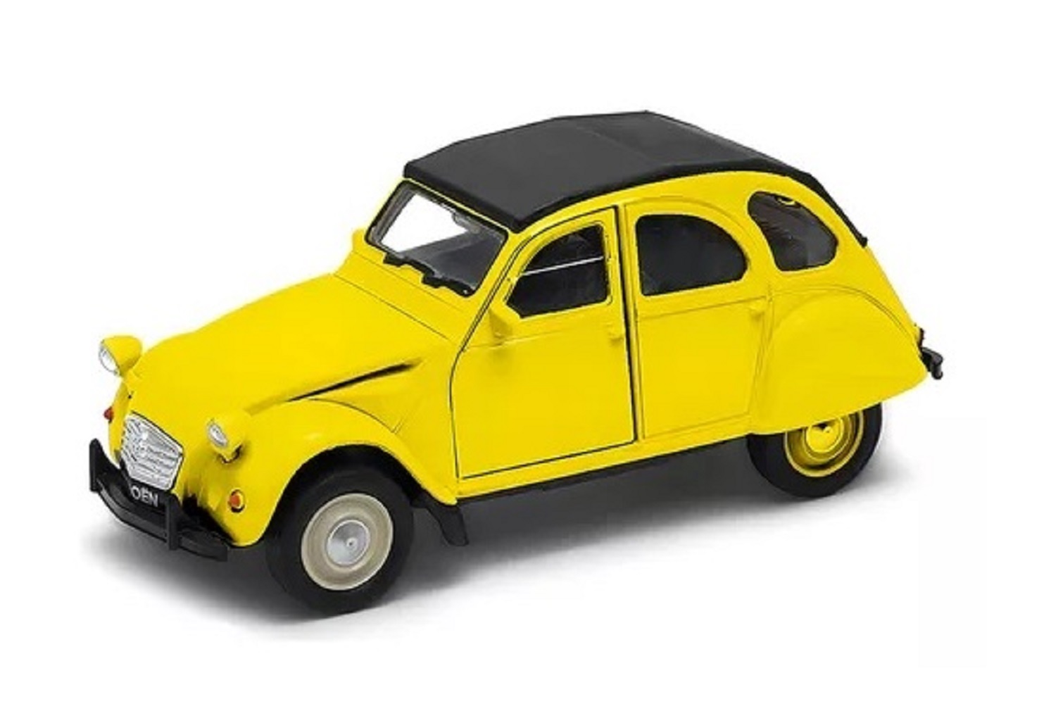 Автомобиль Welly Citroen 1:38 желтый 43625H-W-Y - фото 1