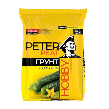 Грунт PETER PEAT Для огурцов линия Хобби 5л