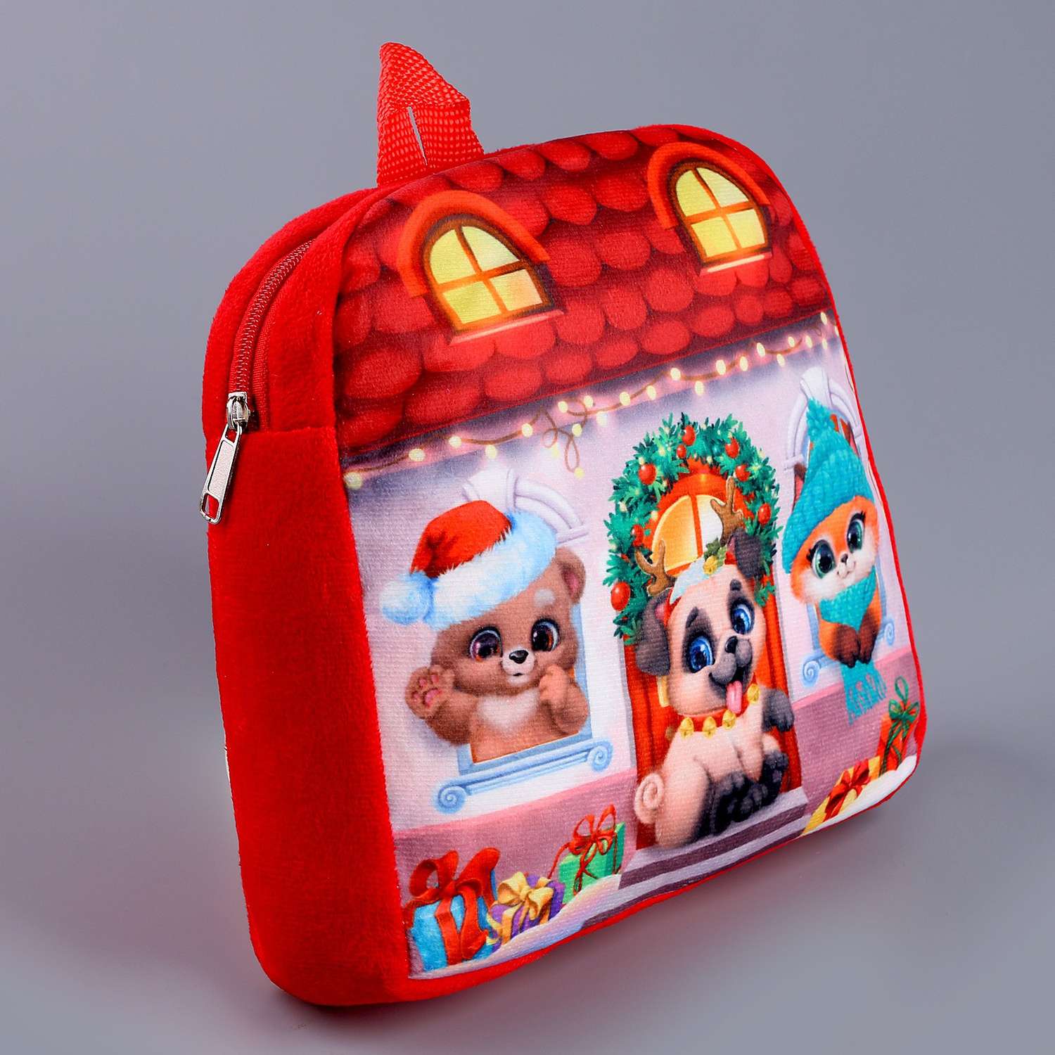 Рюкзак Milo Toys детский «Все в домике» 24×24 см - фото 3