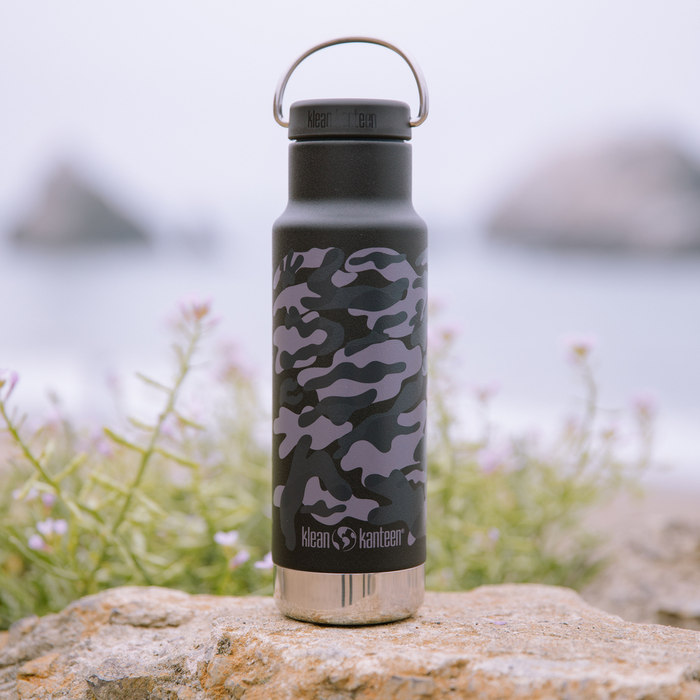 Термобутылка Klean Kanteen Insulated Classic Narrow 12oz Black Camo 355 мл - фото 3