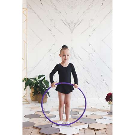 Обруч Grace Dance профессиональный для художественной гимнастики. дуга 18 мм. d=90 см. цвет фиолетовый