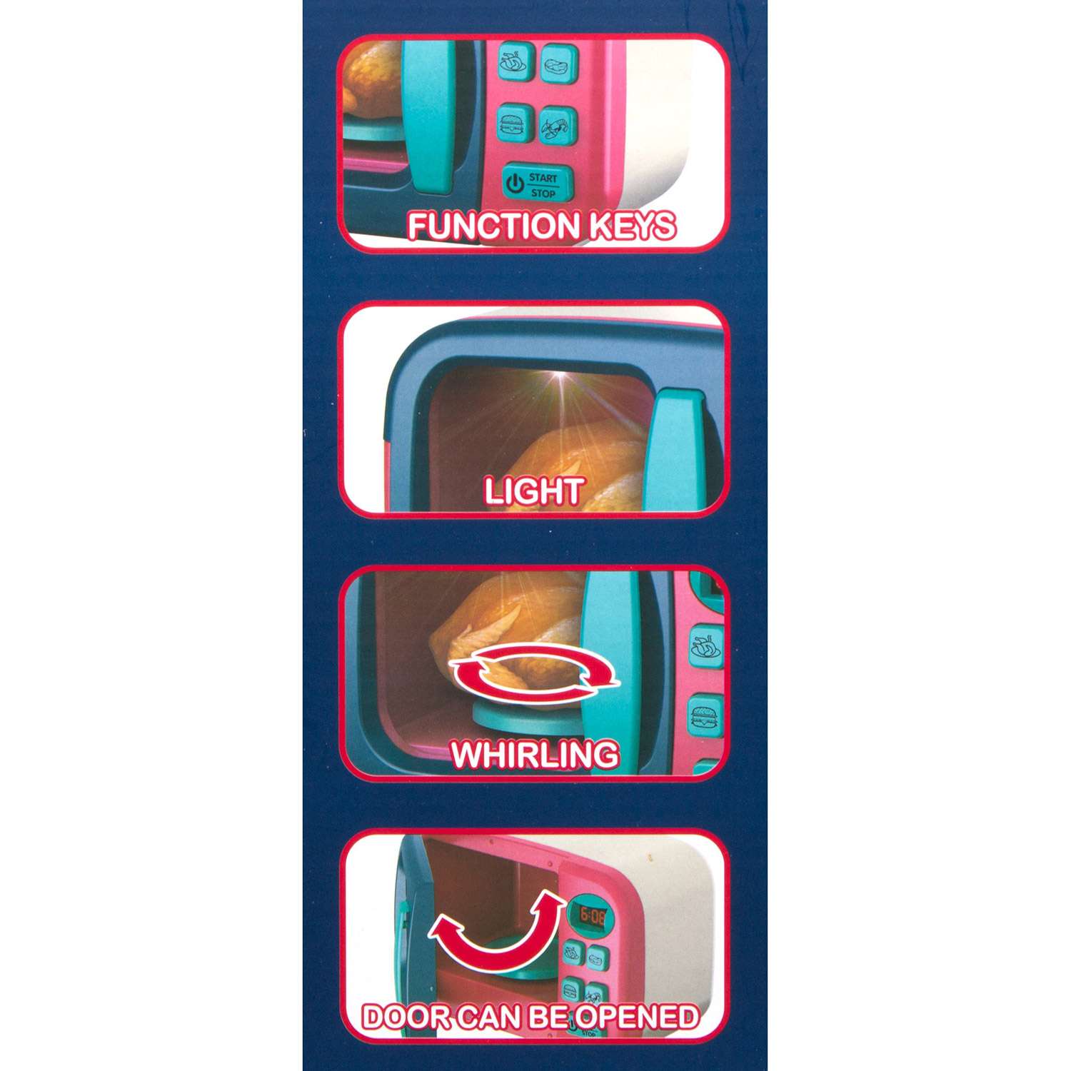 Игровой набор S+S Микроволновая печь со светом - фото 4