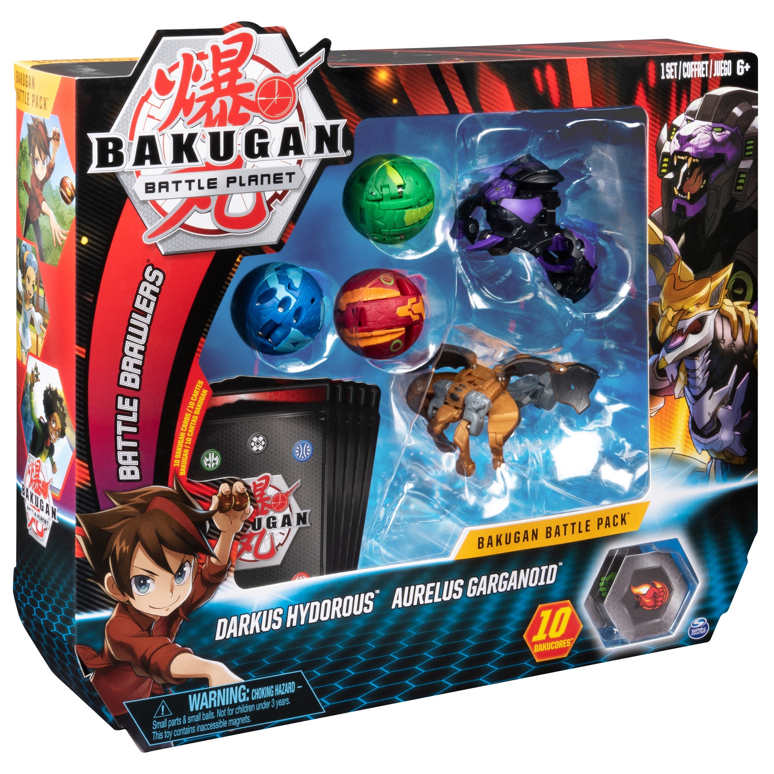 Набор игровой Bakugan Даркус Хидорус и Аврелиус Гарганоид 6054981 купить по  цене 120 ₽ в интернет-магазине Детский мир