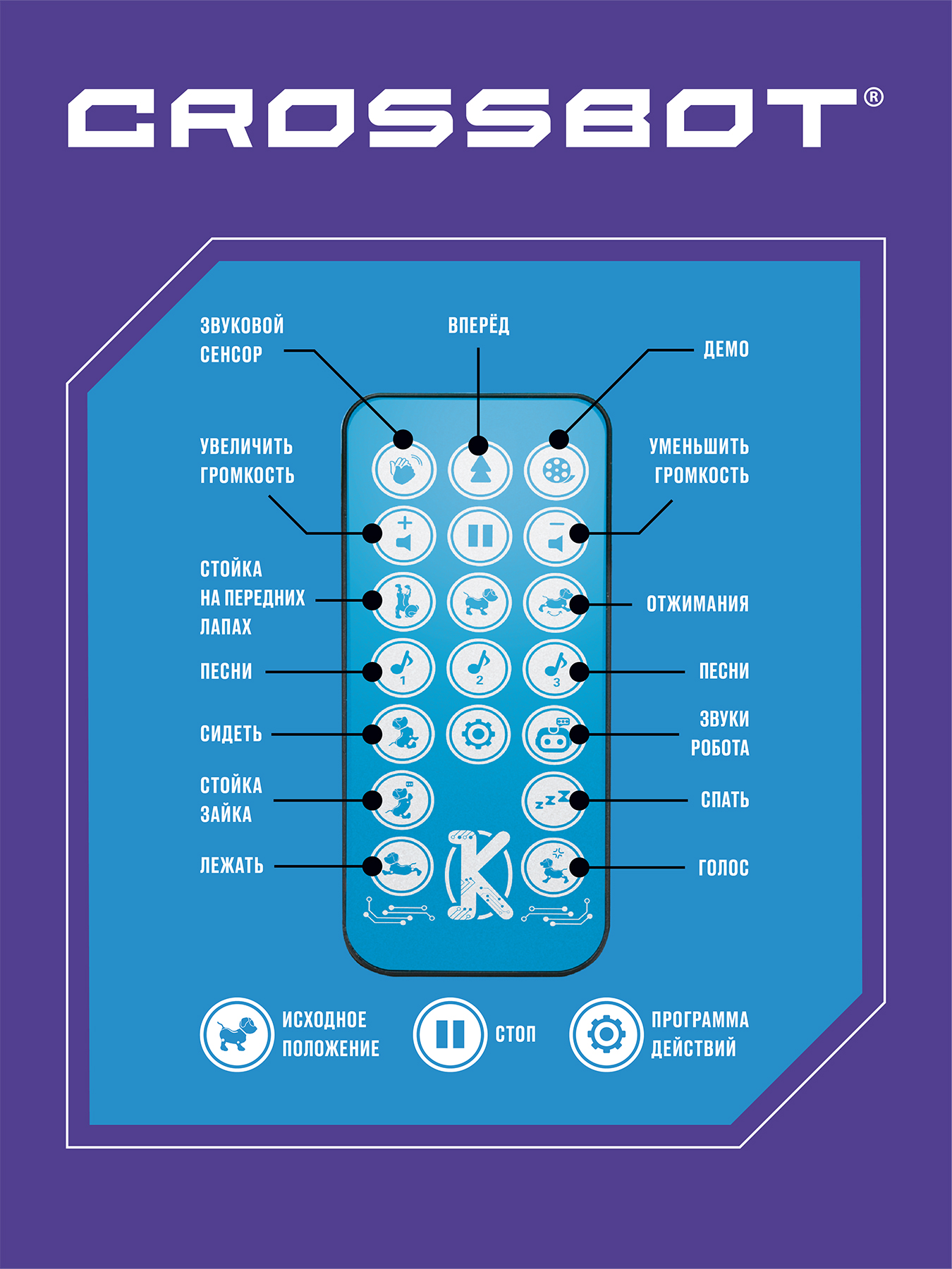 Робот на пульте управления CROSSBOT собака Тоби - фото 8