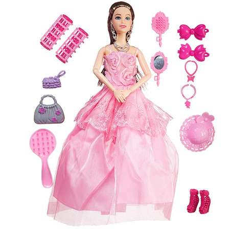 Кукла Atinil Junfa Гардероб модницы Торжественный вечер с 6 дополнительными платьями и аксессуарами