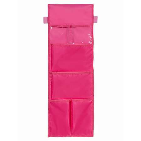 Органайзер LovelyTex в шкафчик для детского сада 6 карманов розовый